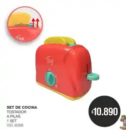 Atomo Conviene Tiny tostador set de cocina a pilas oferta