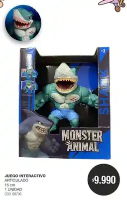 Atomo Conviene Monster animal shark articulado oferta
