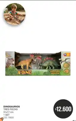 Atomo Conviene Dinosaurios tres piezas oferta