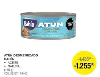 Atomo Conviene Bahía atún desmenuzado al natural oferta