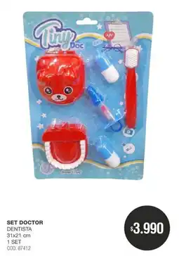 Atomo Conviene Tiny doc set doctor dentista oferta