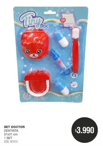 Tiny Doc set doctor dentista
