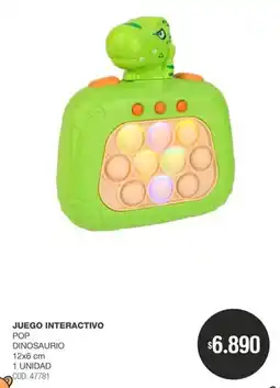 Atomo Conviene Juego interactivo pop dinosaurio oferta