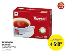 Atomo Conviene Taragui té negro oferta