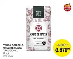 Atomo Conviene Cruz de Malta yerba con palo tradicional oferta