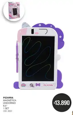 Atomo Conviene Tiny pizarra magnética unicornio oferta