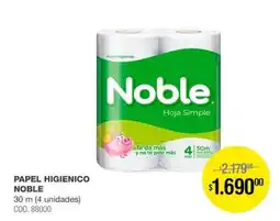 Atomo Conviene Noble papel higienico oferta