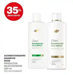 Atomo Conviene Dove acondicionador/shampoo humectación+coco antioxi oferta