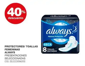 Atomo Conviene Always protectores/ toallas femeninas oferta