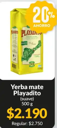 Supermercados Aiello Playadito yerba mate (suave) oferta