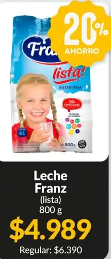 Supermercados Aiello Franz leche (lista) oferta