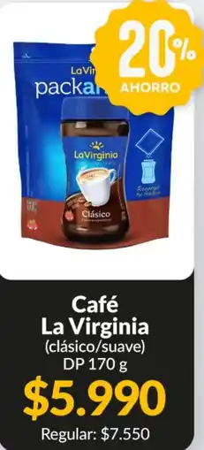 Supermercados Aiello La virginia café instantáneo clásico/suave oferta