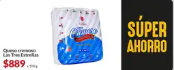 Supermercados Aiello Las tres estrellas queso cremoso oferta