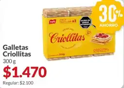 Supermercados Aiello Bagley galletas criollitas oferta