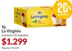 Supermercados Aiello La virginia té en saquitos oferta