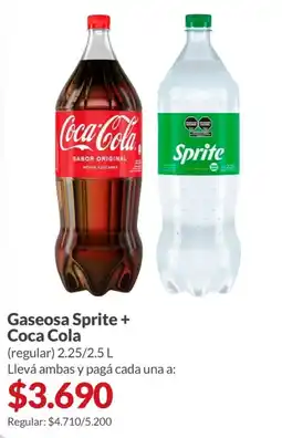 Supermercados Aiello Sprite coca cola oferta