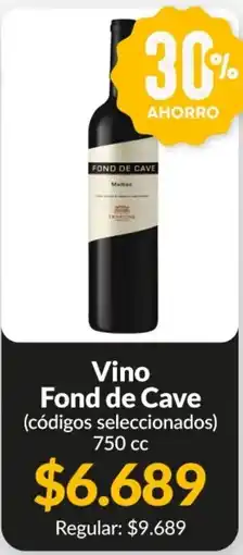 Supermercados Aiello Fond de Cave vino oferta
