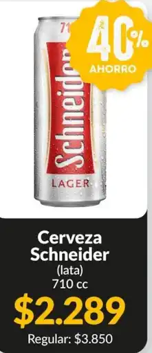 Supermercados Aiello Schneider cerveza oferta