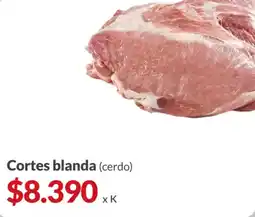 Supermercados Aiello Cortes blanda (cerdo) oferta