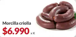 Supermercados Aiello Morcilla criolla oferta