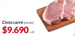 Supermercados Aiello Cinta carré (cerdo) oferta