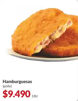 Supermercados Aiello Hamburguesas (pollo) oferta