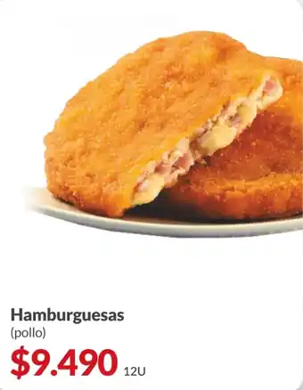 Supermercados Aiello Hamburguesas (pollo) oferta