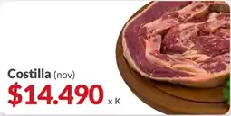 Supermercados Aiello Costilla (nov) oferta