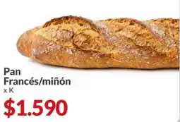 Supermercados Aiello Pan Francés/miñón oferta