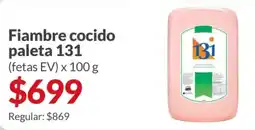 Supermercados Aiello Paleta 131 fiambre cocido oferta