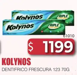 Masivos Kolynos dentifrico frescura 123 oferta