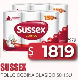 Masivos Sussex rollo cocina clasico 50h oferta