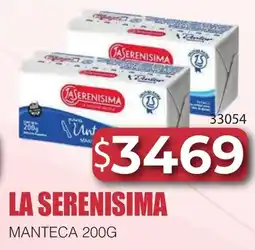 Masivos La serenisima manteca oferta