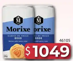 Masivos Morixe harina de trigo 0000 oferta