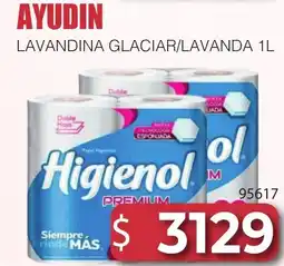 Masivos Higienol lavandina glacial/lavanda oferta