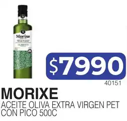 Masivos Morixe aceite oliva extra virgen pet con pico oferta