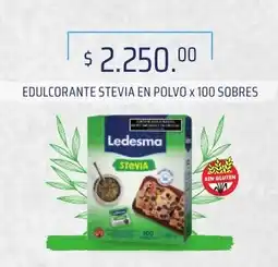 Masivos Ledesma edulcorante stevia en polvo oferta