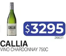 Masivos Callia vino chardonnay oferta