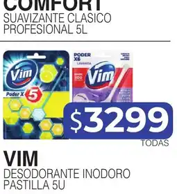 Masivos Vim suavizante clasico profesional 5l oferta