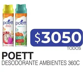 Masivos Poett desodorante ambientes 360c oferta