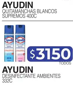Masivos Ayudin quitamanchas blancos supremos 400c oferta