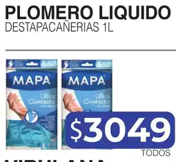 Masivos Mapa plomero liquido destapacañerias oferta