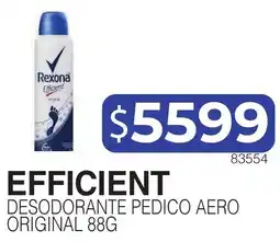 Masivos Rexona efficient desodorante pedico aero original oferta