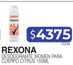 Masivos Rexona desodorante women para cuerpo citrus oferta