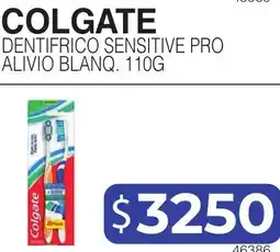 Masivos Colgate dentifrico sensitive pro alivio blanq. oferta