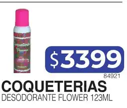 Masivos Roqueteria desodorante flower oferta