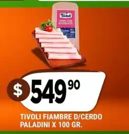 Supermercados Mayor Tivoli fiambre d/cerdo paladini oferta