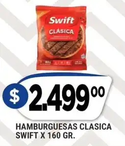 Supermercados Mayor Swift hamburguesas clasica oferta