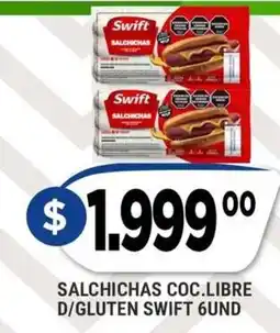 Supermercados Mayor Swift salchichas coc.libre d/gluten oferta