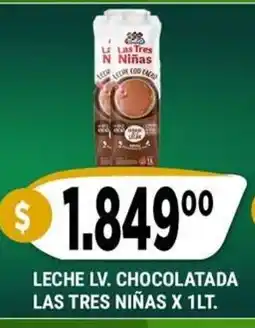 Supermercados Mayor Las tres niñas leche chocolatada oferta